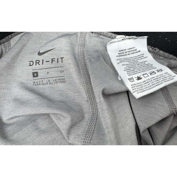 Nike Pro Women Grey Small Athletic Shorts Dri-fit Running Sports - Picture 7 of 7